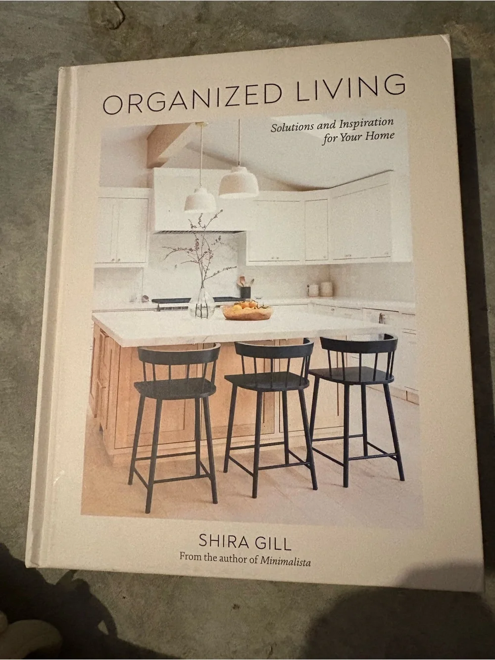 Organized Living Hardcover Book - White Cover